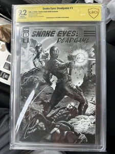 G.I. Joe Snake Eyes Dead Game #1 Comics Vault AUTOGRAPH Mauk & Conrad CBCS 9.2 - Picture 1 of 9