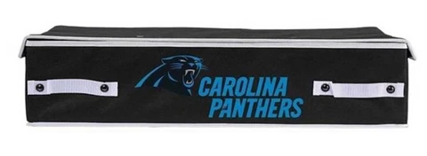 Carolina Panthers NFL Large 26"x18"x6" Collapsible Under the Bed Storage Bin Cover