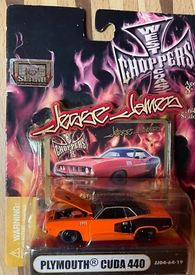 West Coast Choppers Jesse James Plymouth Cuda 440 naranja 1:64 JJ04-64-19 Foto 1 de 4