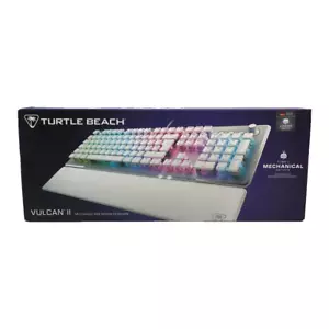 Turtle Beach Vulcan 2 Tastatur mechanisch Gaming Beleuchtung RGB weiss - Bild 1 von 4