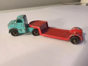 Vintage Tuf Toys Lone Star 612 Apache Low Loader Truck Metal - Picture 1 of 12