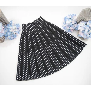 Mini Falda Suéter Molly Bracken Negra Plisada Tejida Talla 14 Usada en Excelente Condición - Imagen 1 de 3