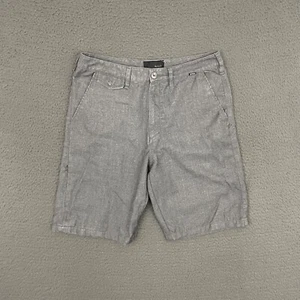 Hurley Shorts Mens Size 31 Gray Chino Skater Beach Dad Casual - Picture 1 of 10