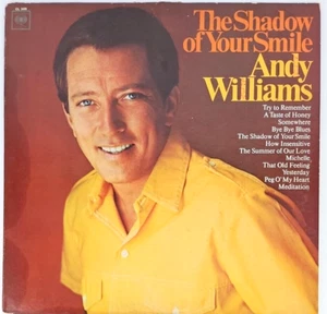 Andy Williams Vinyl Record The Shadow Of Your Smile 33 RPM - Picture 1 of 3