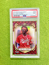 Elly De La Cruz REFRACTOR ROOKIE CARD PSA 9 RC 2022 Bowman's Best  MAKE AN OFFER
