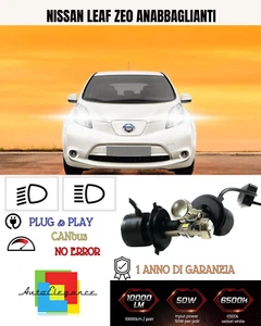 💕 KIT BI-LED H4 PER NISSAN LEAF ZE0 18000 LUMEN 6000K 💕 - Imagen 1 de 10