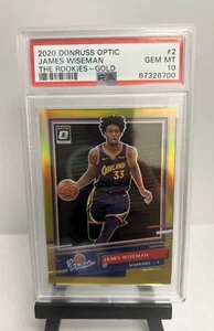 Donruss Optic James Wiseman Gold The Rookies 2020-21 radiocontrol 10/10 PSA 10 POP 1 #2 - Imagen 1 de 3