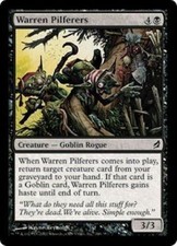 FOIL Warren Pilferers NM MTG Lorwyn Magic