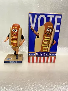 MOSTAZA HOT DOG BOBBLEHEAD NATHANS 4o JULY CONEY ISLAND BROOKLYN CICLONES SGA - Imagen 1 de 1