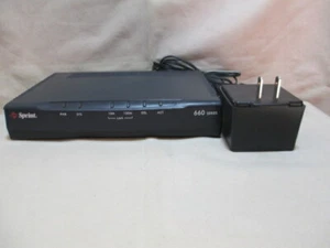 ZyXel / Sprint SP-660ME-61 ADSL Modem DSL Modem Black Works - Picture 1 of 3