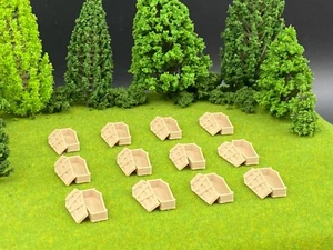 HO Scale - Coffins - 3D Printed Your Model Railroad Train Cemetery Graveyard - Picture 1 of 7