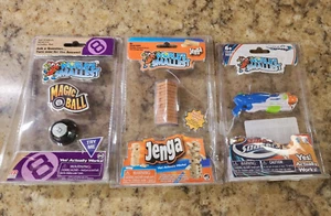World's Smallest Eight Ball Super Soaker Jenga Lot of 3 All New - Picture 1 of 5