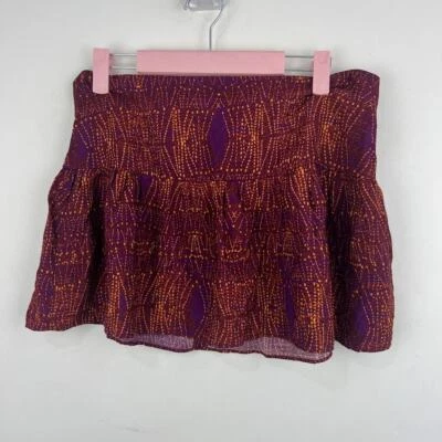 全新带标签 BCBGeneration 层叠紫色迷你半身裙 6 码 — 第 1/4 张图片