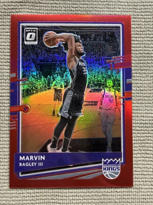 Marvin Bagley III 2020-21 Optic  #47 Red Holo /99 - Image 1 of 3