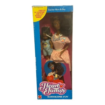 Mattel The Heart Family Schooltime Divertido Profesor 1988 NRFB Steffie Face Foto 1 de 4