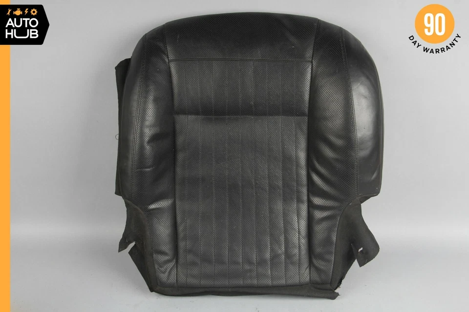 07-14 Mercedes W216 CL600 Front Right Side Bottom Lower Seat Cushion Black OEM - Image 1 of 4
