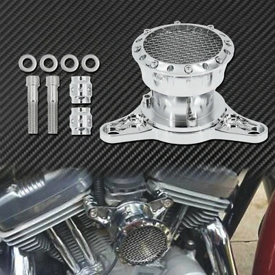Motor Velocity Stack Air Cleaner Filter Chrome Fit For Harley Sportster 2004-20 - Image 1 of 4