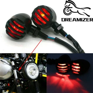 Luz trasera señal de giro con freno de bala LED de motocicleta para Harley Sportster 1200 883 - Imagen 1 de 11