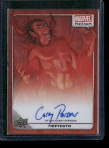 Mephisto #44 Artist Auto Orange Rainbow /35 Upper Deck 2023 Marvel Platinum - Picture 1 of 3