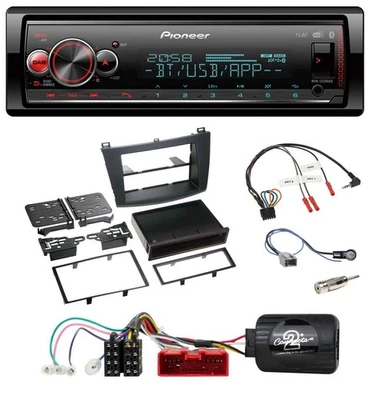 Pioneer Bluetooth USB Lenkrad DAB Autoradio für Mazda 3 2009-2013 analog - Bild 1 von 4