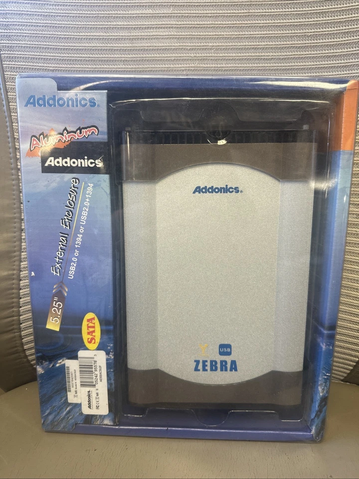 NEW - Addonics Aluminum External SATA Enclosure 5.25" | Model: AE5SACSUF - Image 1 of 2