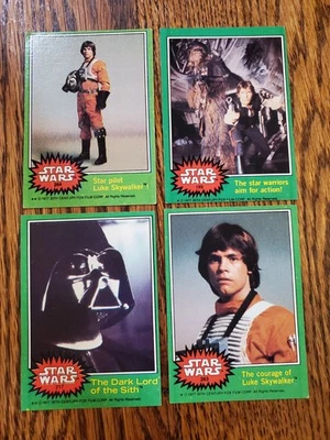 *Four cards from the 1977 Topps Star Wars Series 1 trading card set. - Image 1 of 2