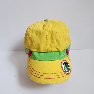 Nascar Kyle Busch M&M's Girls Youth Newsboy Hat One Size Fits Most Yellow Pink - Image 1 of 4