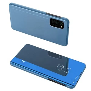 Clear View Case Niebieski Etui Klapką Samsung Galaxy A72 Hurtel - Zdjęcie 1 z 8