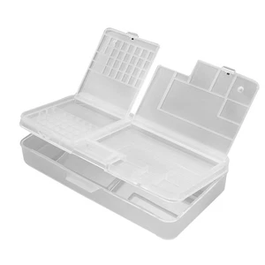 Screw Organizer White Transparent Rectangular Strong PP Lock Design Hardware New - Bild 1 von 20