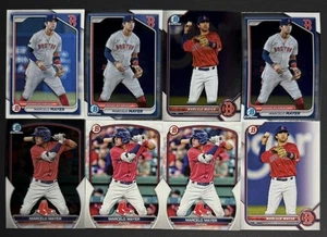 Marcelo Mayer Rookie Lot 2022-2023 Bowman Top Prospect Boston Red Sox - Picture 1 of 1