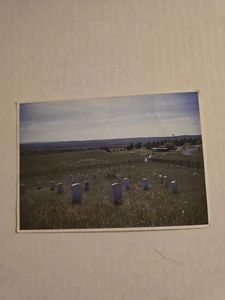 Little Bighorn Battlefield National Monument Postcard Montana Historic Site - Picture 1 of 2