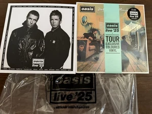 OASIS DEFINITELY  MAYBE LIVE 25 LA POP UP YELLOW Green  LP +LITHO+BAG/RECEIPT - Picture 1 of 6