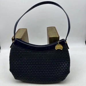 Vintage Koret Hand Bag- Blue Weaving - Picture 1 of 8