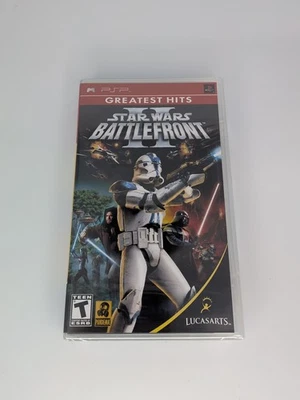 Star Wars Battlefront II 2 (Sony PSP, 2005) "Red Label" New Sealed - Image 1 of 4