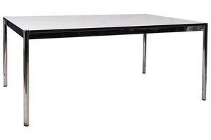 USM Haller Schreibtisch Besprechungstisch Arbeitstisch in perlgrau, 175 x 75 cm - Bild 1 von 5