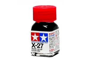 Vernice Smaltata Colore Modello Tamiya X-27 Rete Rosso Trasparente 10ml 80027 - Foto 1 di 1