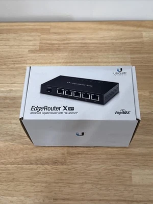 Ubiquiti ER-X-SFP EdgeRouter X 6-Port Advanced Gigabit Router New Open Box - Image 1 of 2