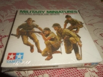 TAMIYA 3590, 1/35 WWII JAPANESE ARMY INFANTRY FIGURES PLASTIC MODEL KIT - Image 1 of 3