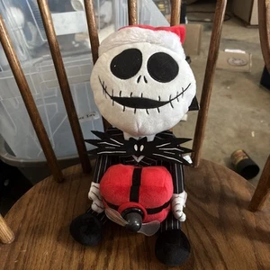 Jack Skellington Animated Plush Fan Propeller Everybody Scream Santa CHRISTMAS - Picture 1 of 6