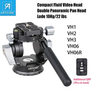 Fluid Video Head Panoramic Pan Tilt Head Compact Camera Tripod Head 10Kg/22 lbs - Imagen 1 de 58