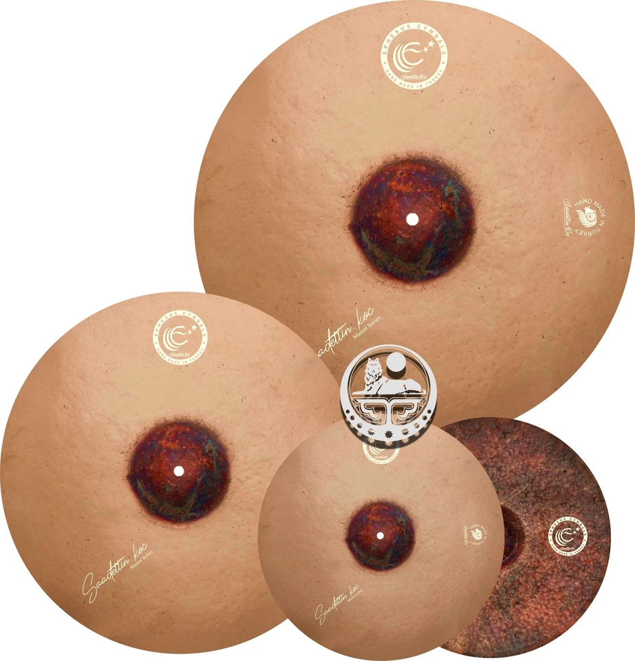 Pratos Ephesus Saadettin Koc Master pacote de pratos conjunto caixa 14-18-22 polegadas - Imagem 1 de 1