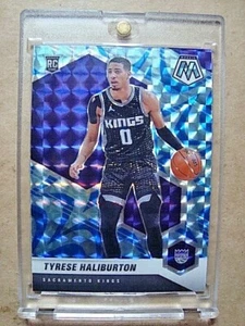 Tyrese Haliburton Panini 2020-21 mosaico novato azul mosaico reactivo Prizm radiocontrol - Imagen 1 de 2