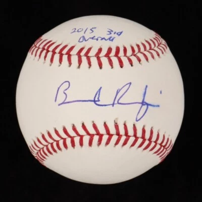 Brendan Rodgers Signed Baseball JSA COA “2015 3rd Overall” Inscription Colorado! - Image 1 of 3