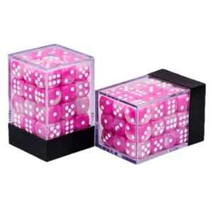 12 mm (36 Stück) ROSA AURORA GESCHICHTETE PIPS WÜRFEL D6 WÜRFEL Set Brandneu ND-3321 - Bild 1 von 2