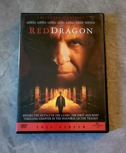 Red Dragon (DVD, 2003, Full Frame Collectors Edition) Anthony Hopkins Ed Norton - Picture 1 of 3