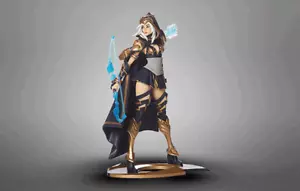 League of Legends ASHE ENTSPERRTE STATUENFIGUR Offiziell - Bild 1 von 4