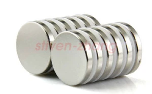 50pc N50 Super Strong Disc Rare-Earth Neodymium Magnets Magnet 20mm x 3mm - Picture 1 of 3