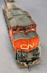 New Weathered Athearn GP40-2L Canadian National DCC/Sound HO scale