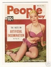 Lili St. Cyr -  Mag Collector Card