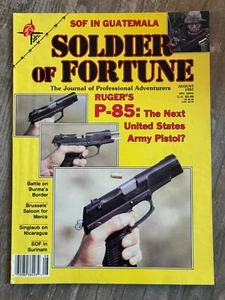 Soldier of Fortune Magazine - August 1987 - Ruger P-85 Pistol - Bild 1 von 1